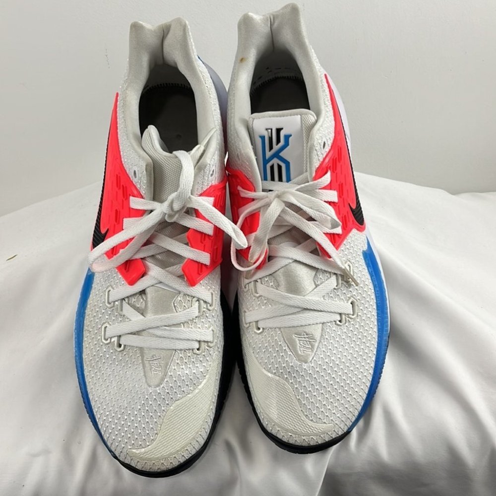 Nike Kyrie Low 2 White Blue Hero Men's Sneakers NEW CUSTOM INSOLES - Picture 6 of 13